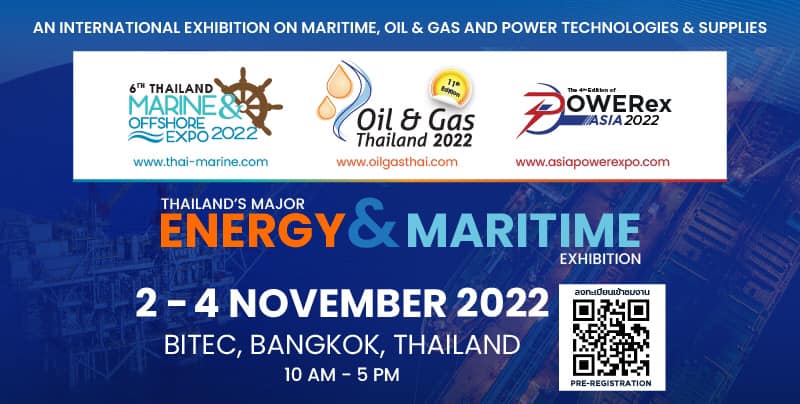 นายภัทรวิน จงวิศาล เป็นประธานกล่าวเปิดงาน Thailand Marine & Offshore Expo (TMOX) 2022